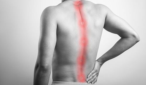 Varias lesiones de espalda provocan dolor en la región lumbar