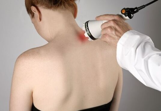 Electroforesis de la región cervical