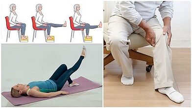 Gimnasia terapéutica con artrosis de la articulación de la rodilla