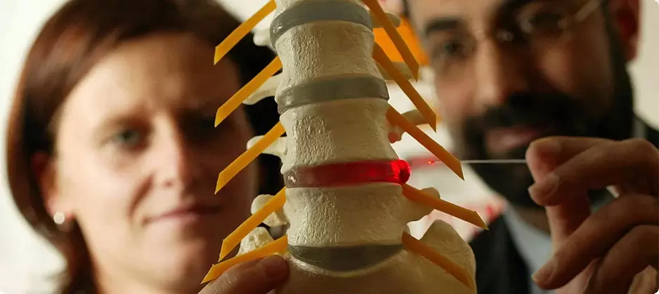hernia intervertebral con osteocondrosis